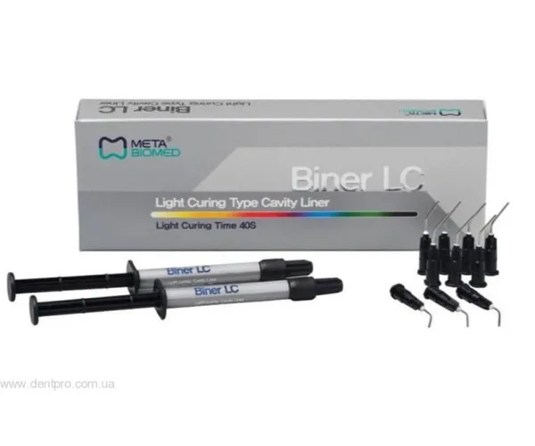 Biner L/C фотополімерний лайнер для порожнини 2 шприци.Meta Biomet Meta biomed